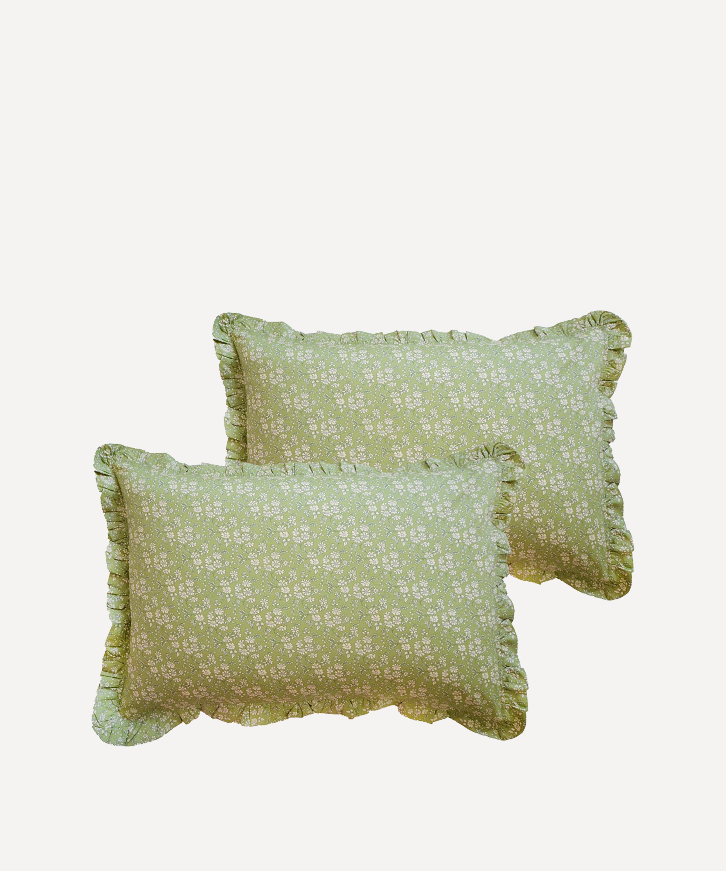 Capel Tana Lawn? Cotton Frill Pillowcases Set of Two