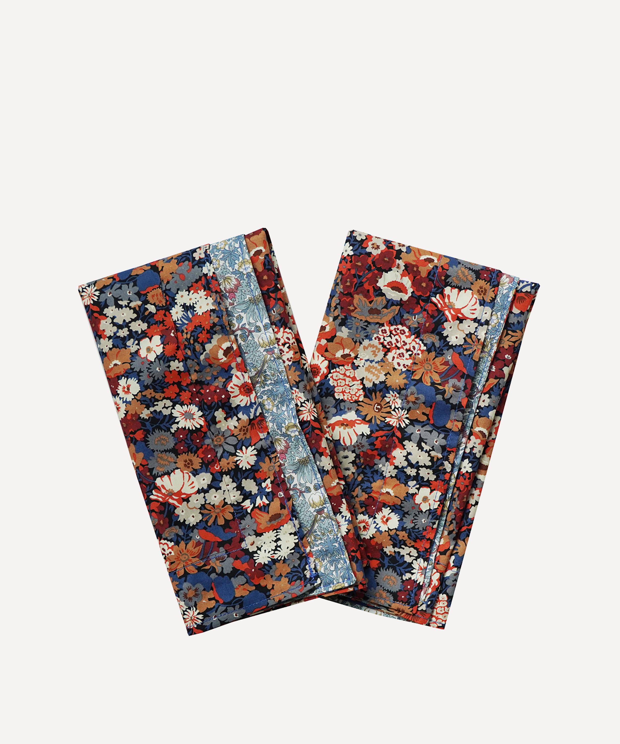 Thorpe and Strawberry Thief Spring Wavy Edge Napkins Set of Two