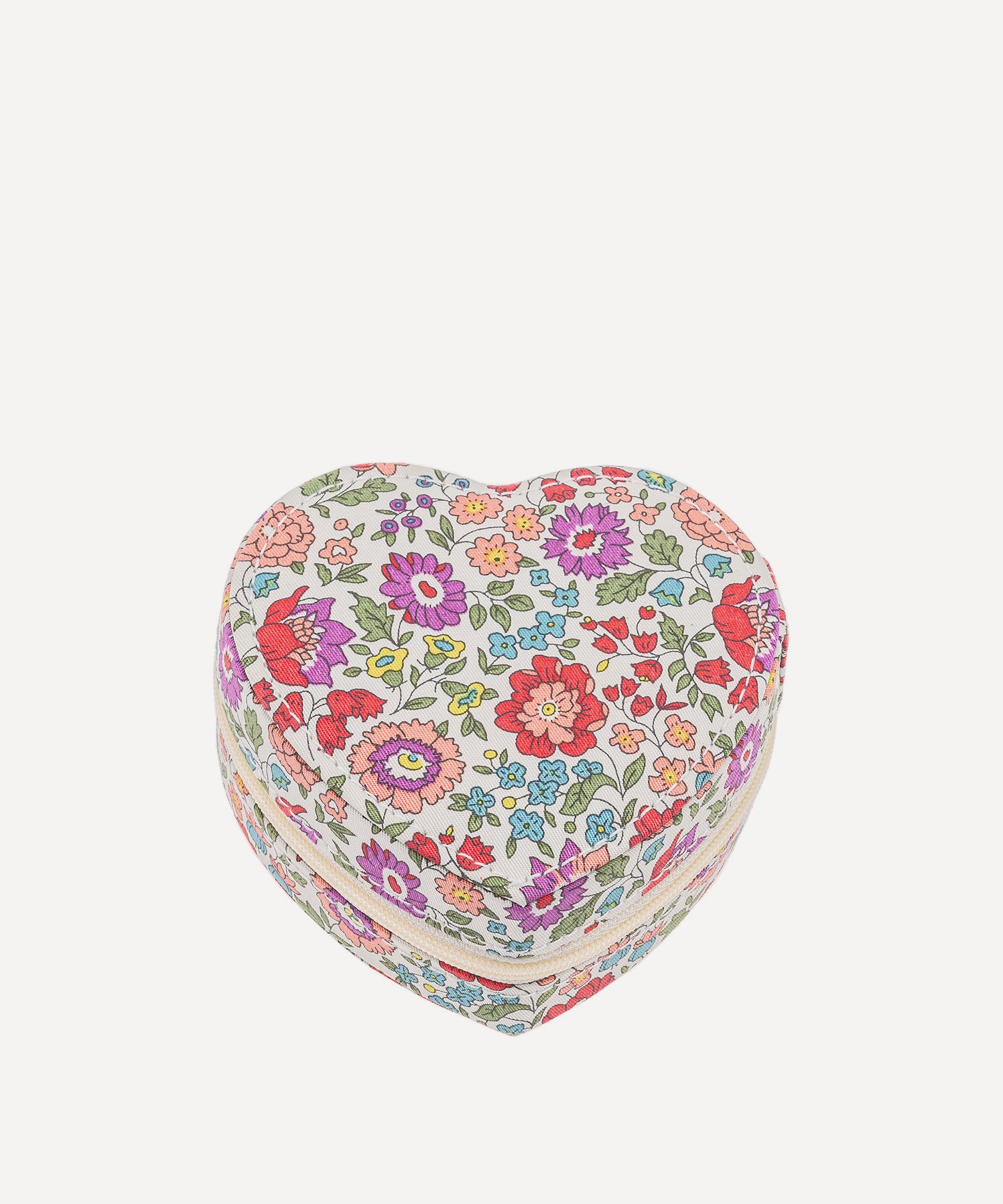 DâAnjo Tana Lawn? Cotton Heart Jewellery Box