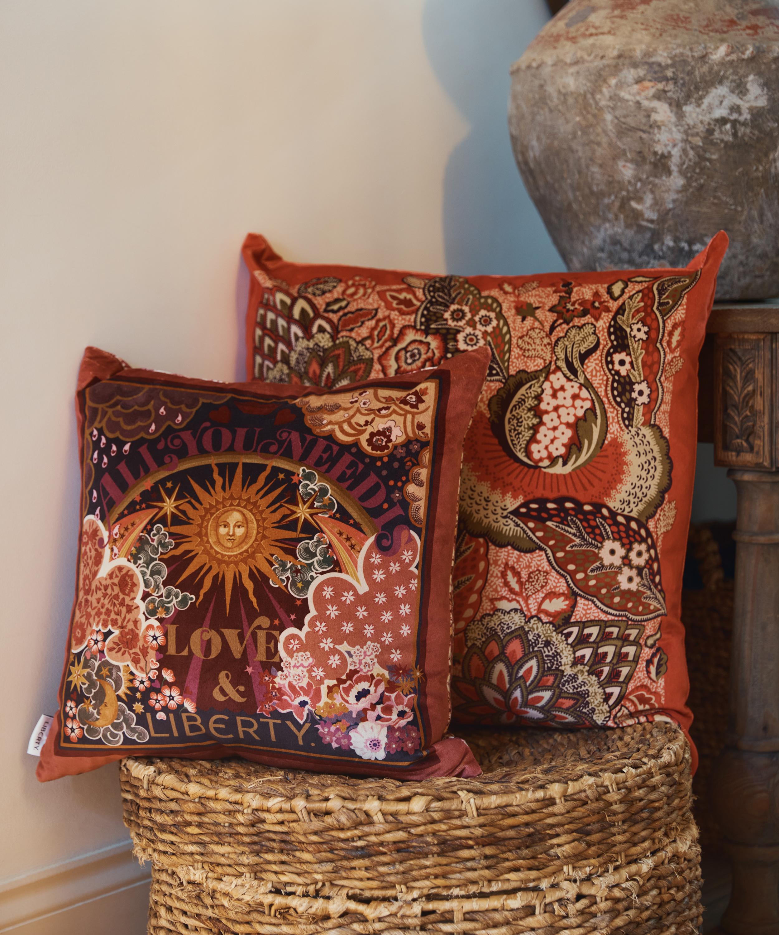 All You Need is Love and Liberty Velvet Cushion