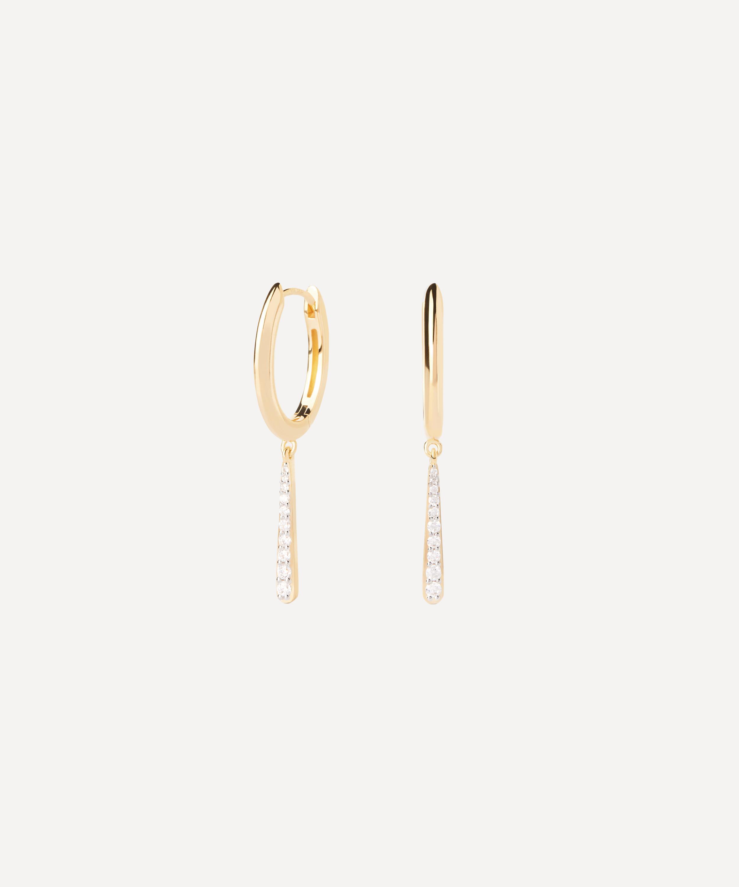 18ct Gold-Plated Olga Mini Hoop Earrings
