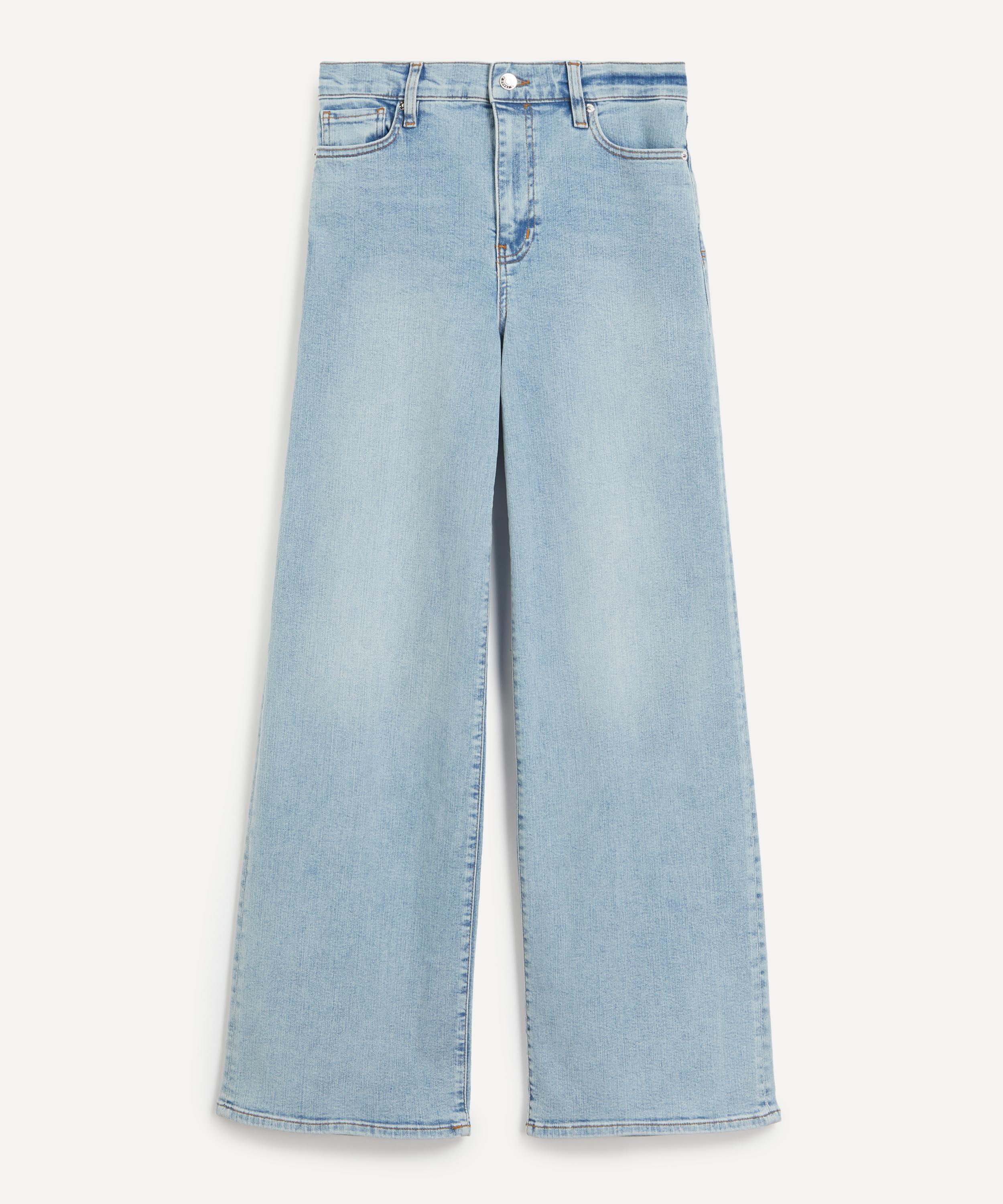 Le Slim Palazzo High-Rise Wide-Leg Jeans in Tribute