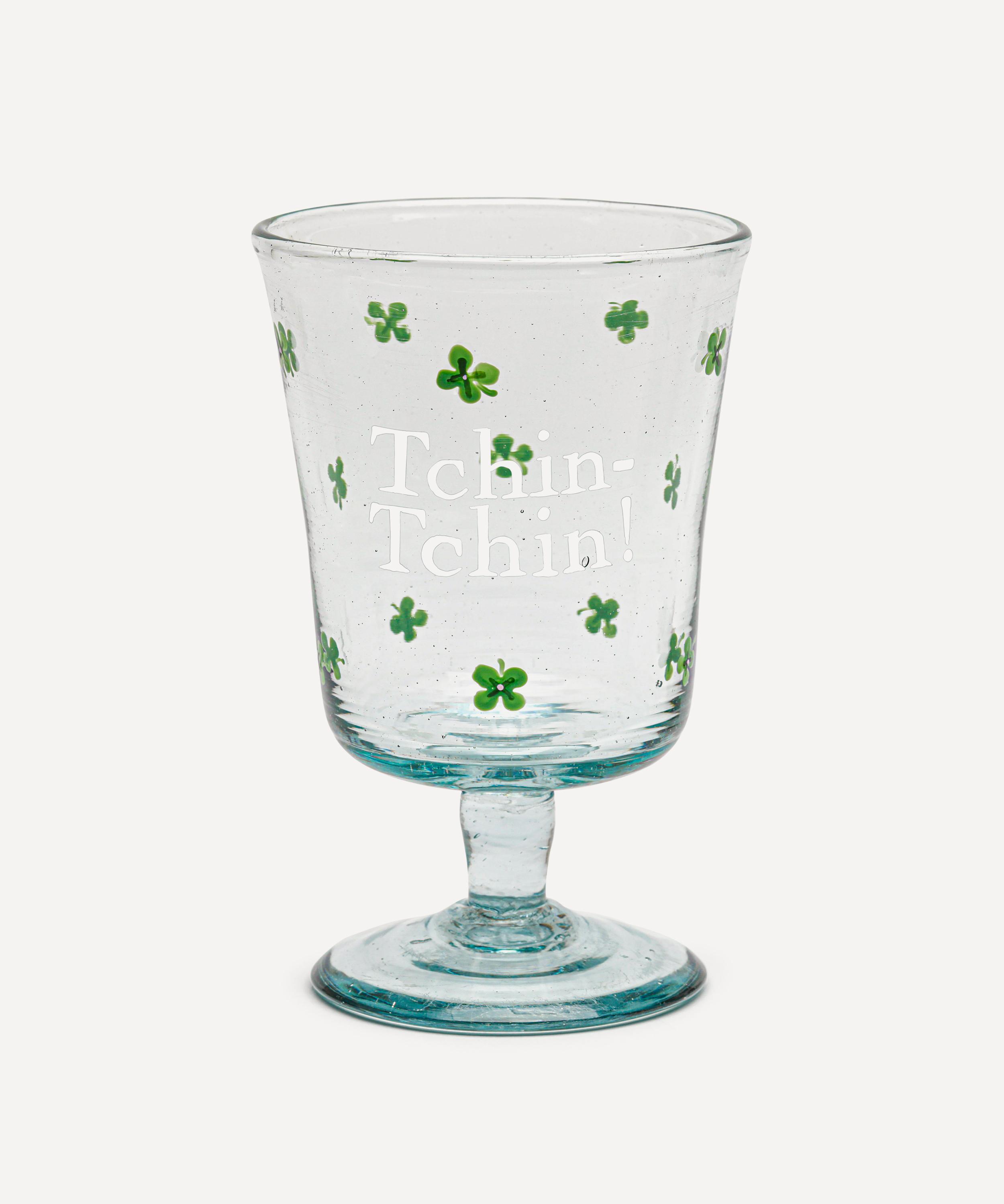 All in Clovers Tchin-Tchin Wine Glass