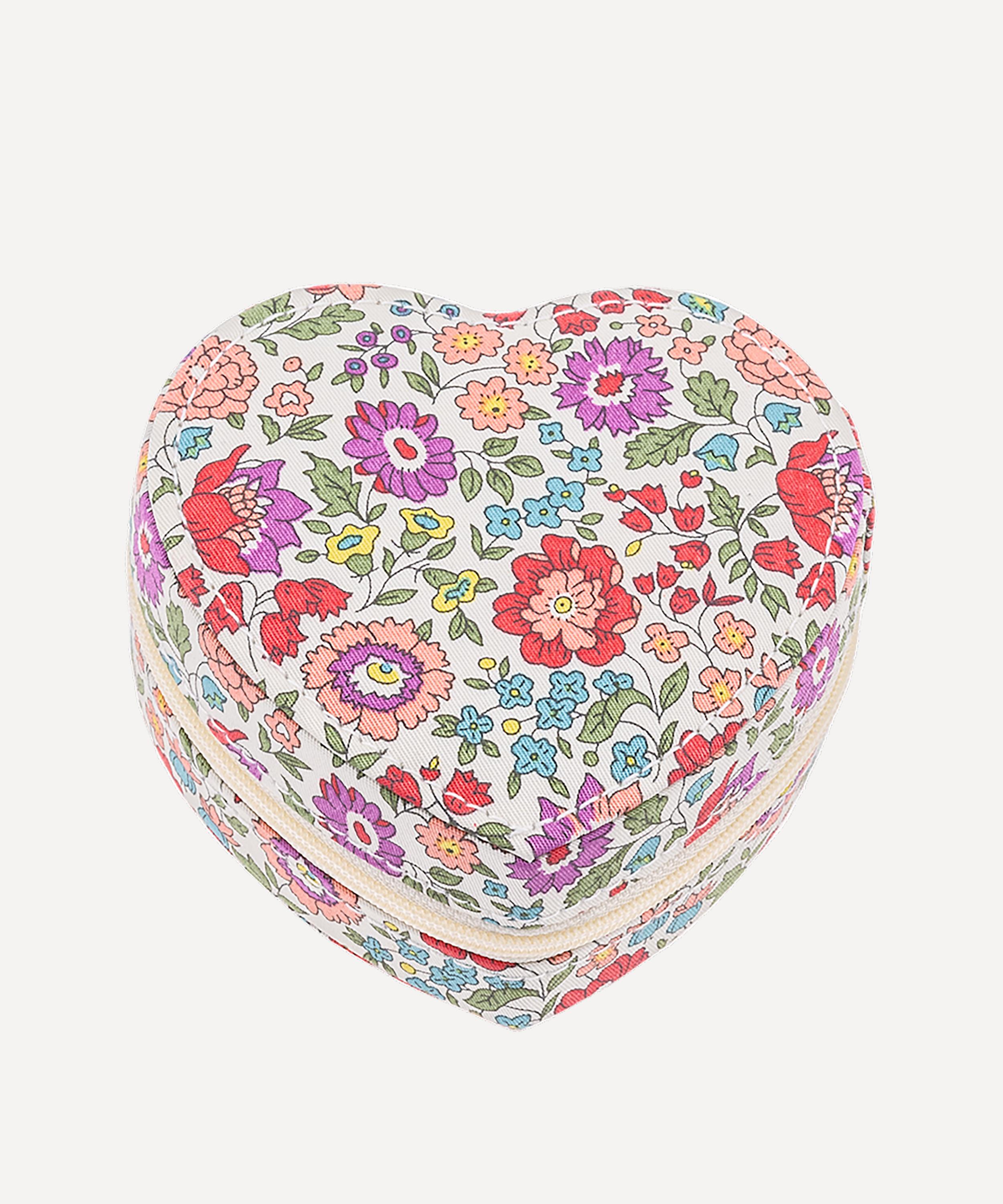 DâAnjo Tana Lawn? Cotton Heart Jewellery Box