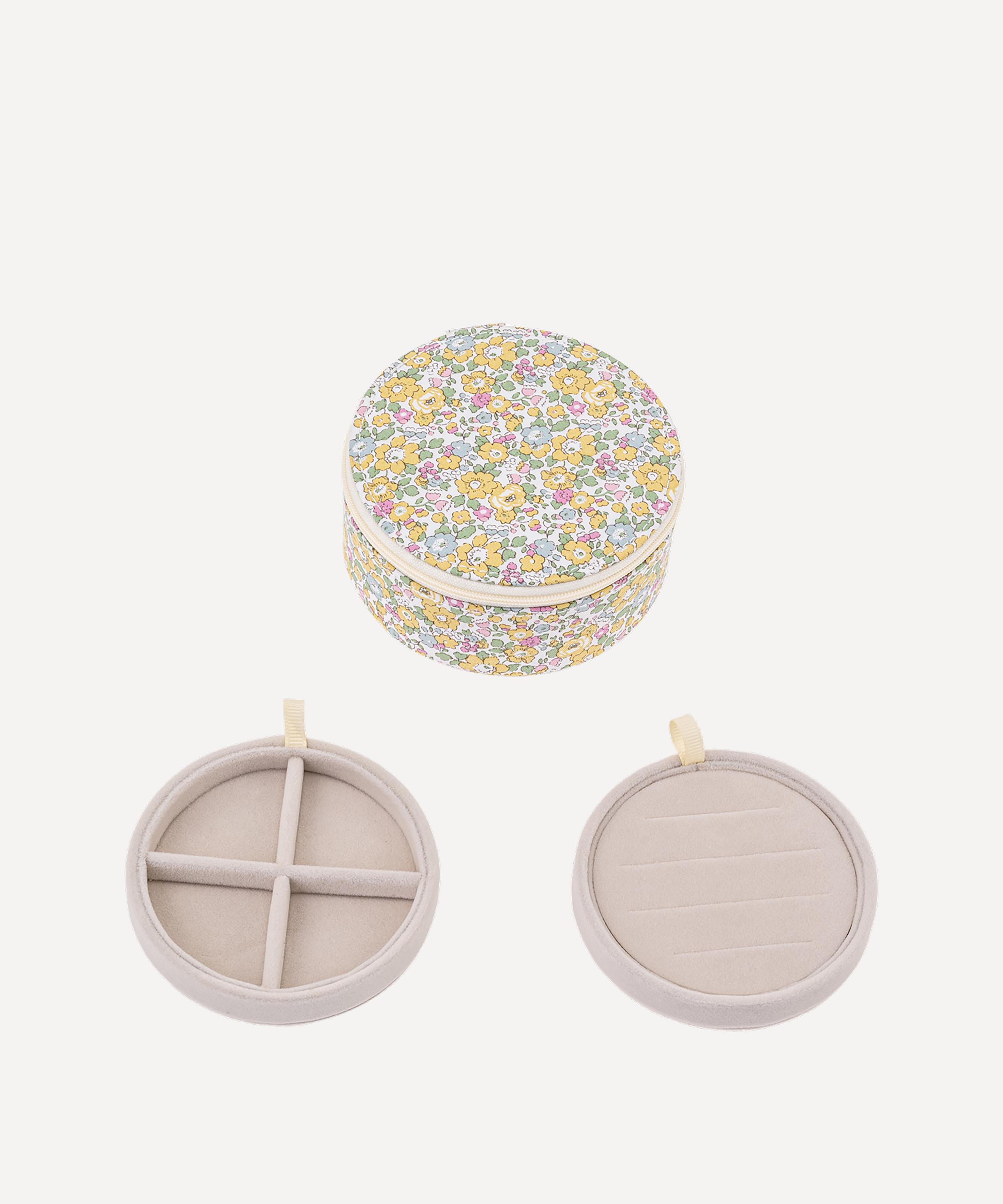 Betsy Ann Tana Lawn? Cotton Round Jewellery Box