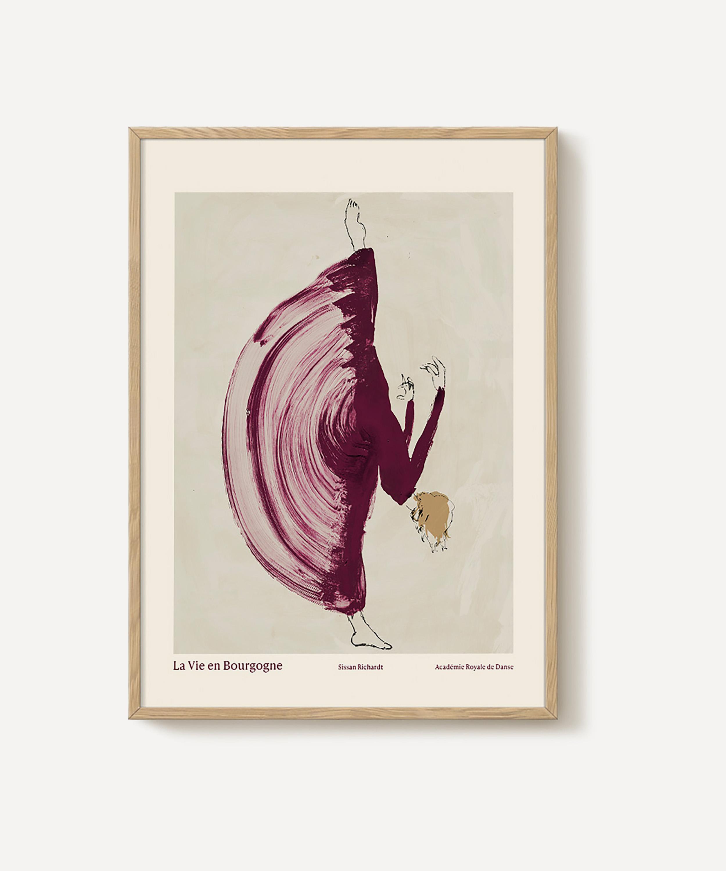 Sissan Richardt La Lie en Bourgogne Framed Print