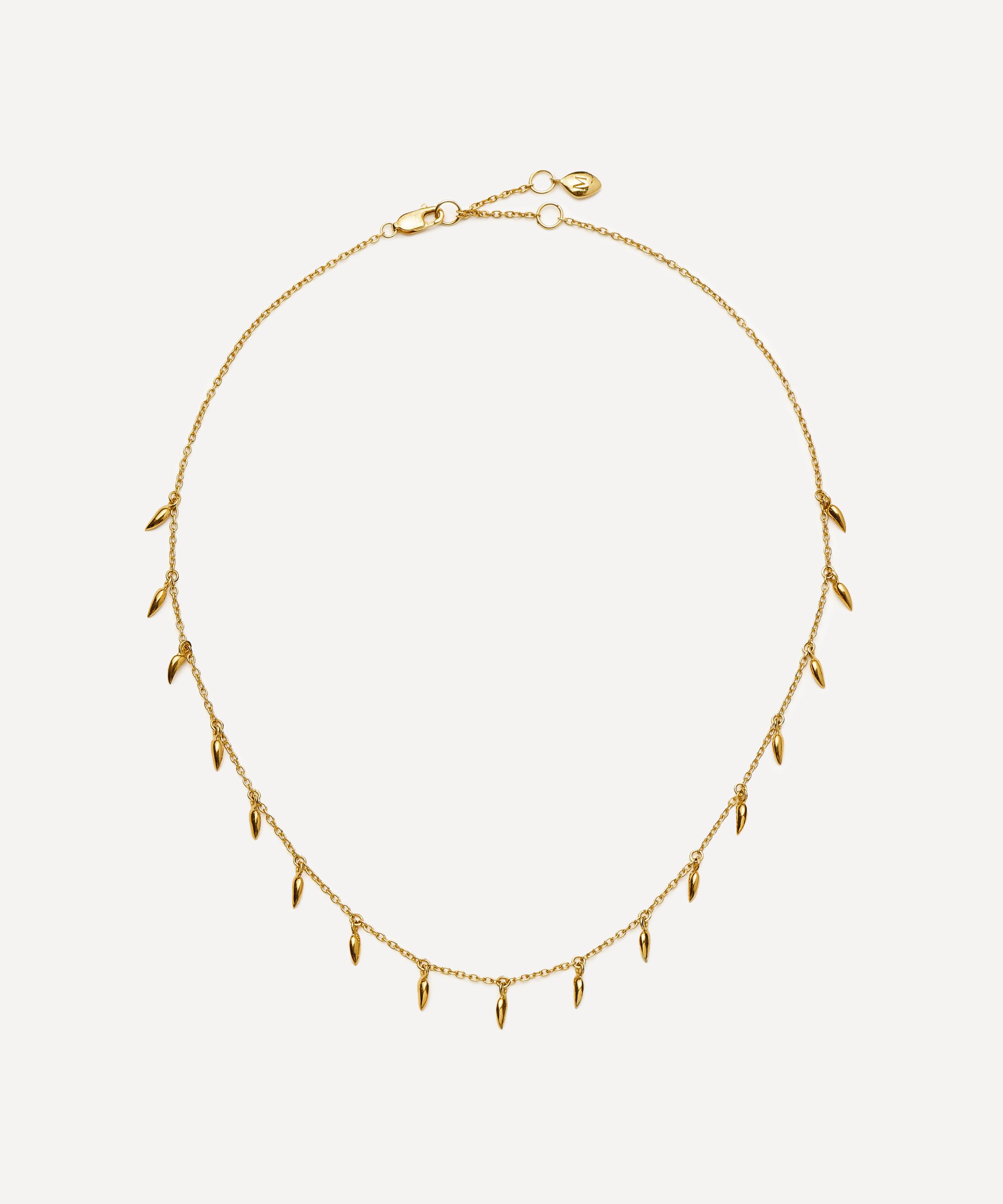 18ct Gold-Plated Vermeil Silver Lucy Williams Mini Fang Necklace