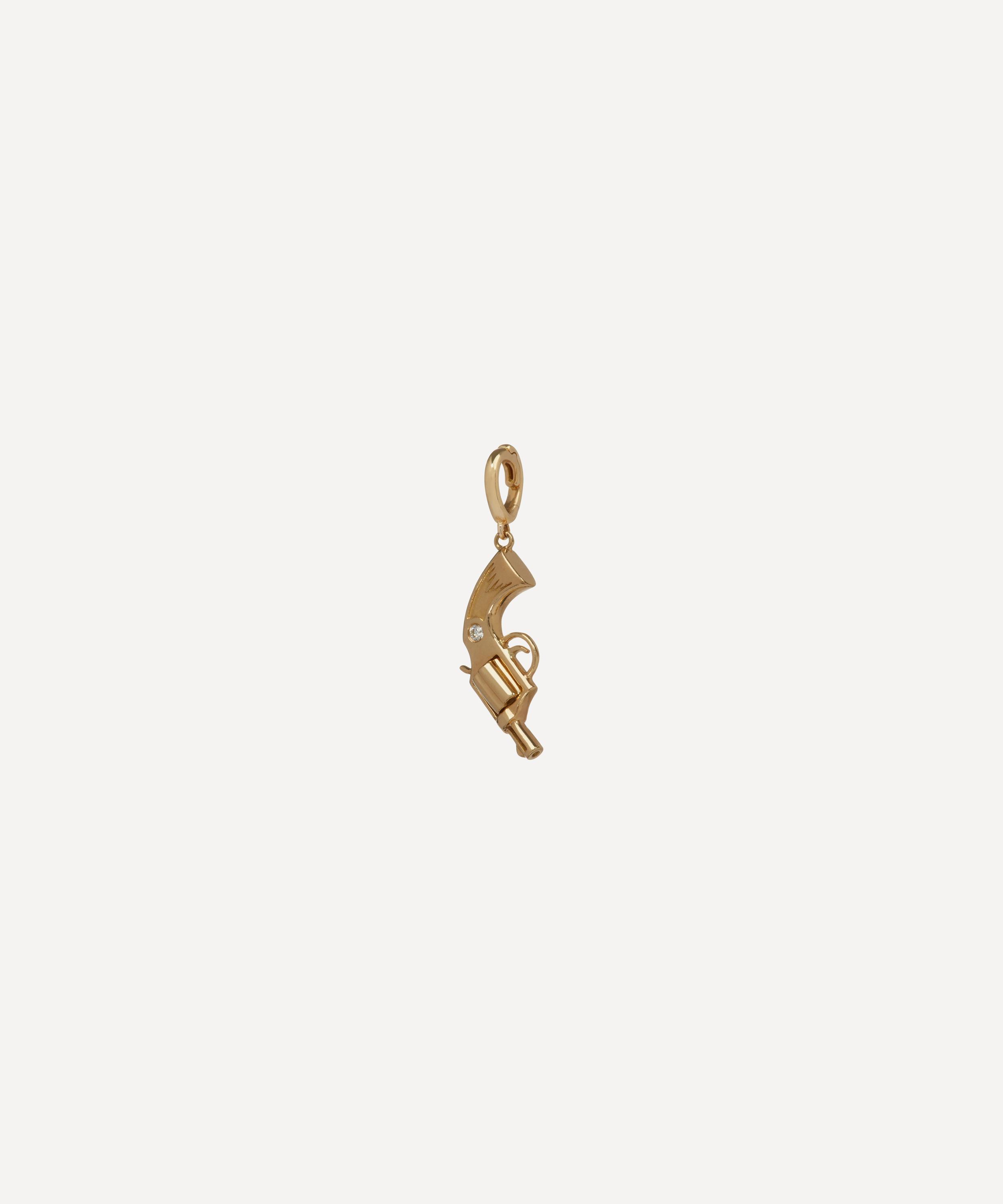 x The Vampire's Wife 18ct Gold 'Deanna' Diamond Charm