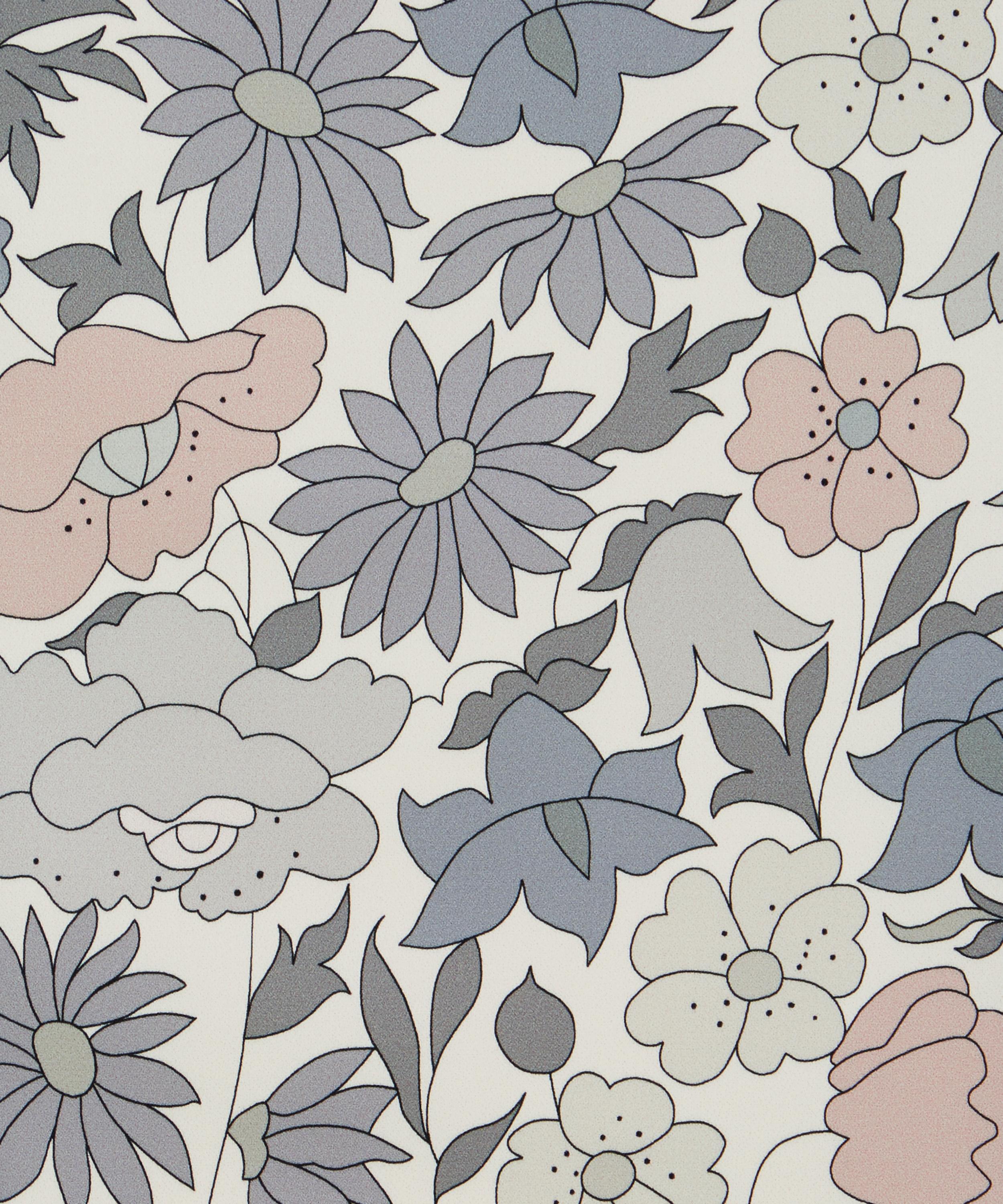 Fabric Swatch - Poppy Meadowfield Cotton Sateen in Pewter