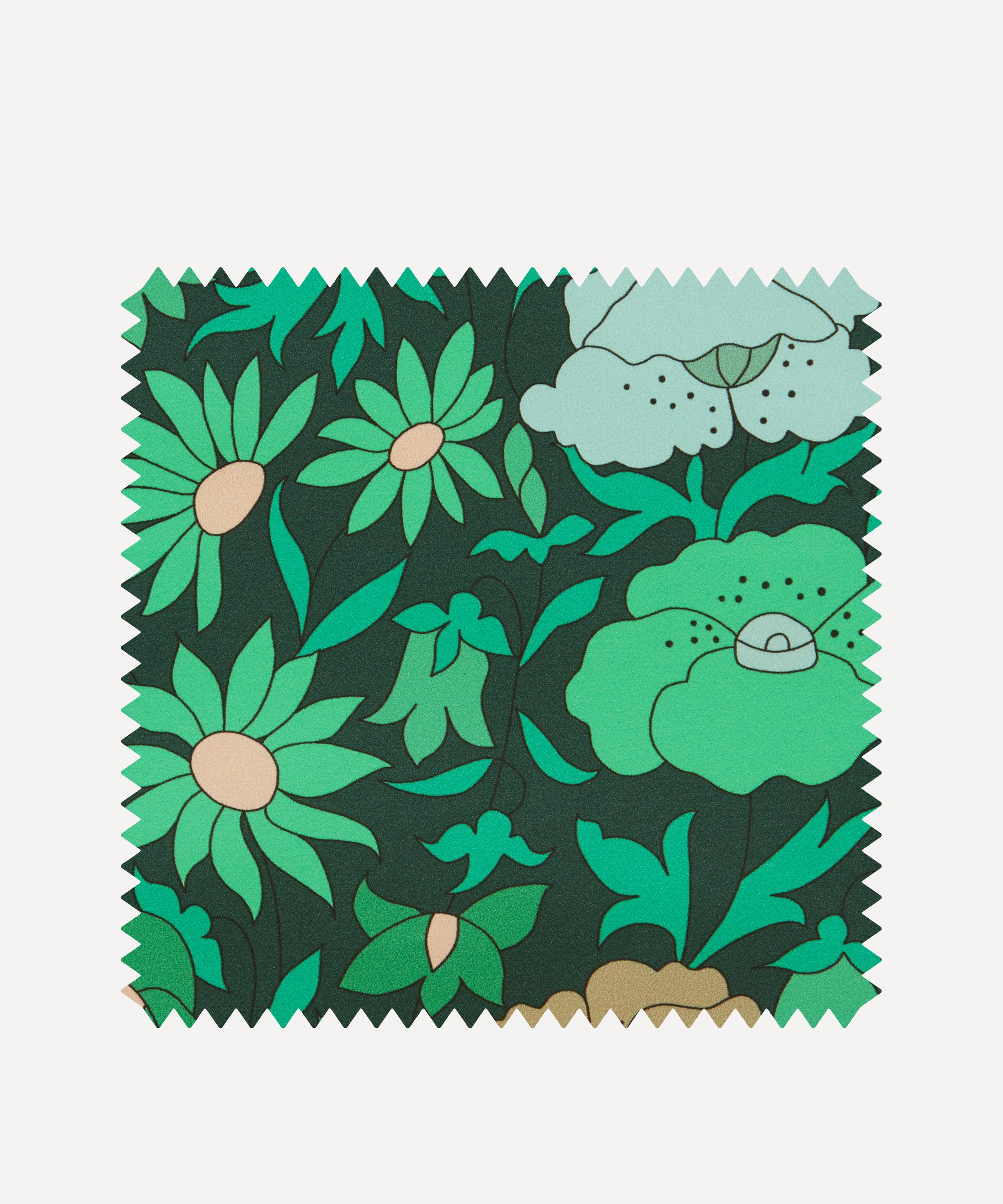 Fabric Swatch - Poppy Meadowfield Cotton Sateen in Jade