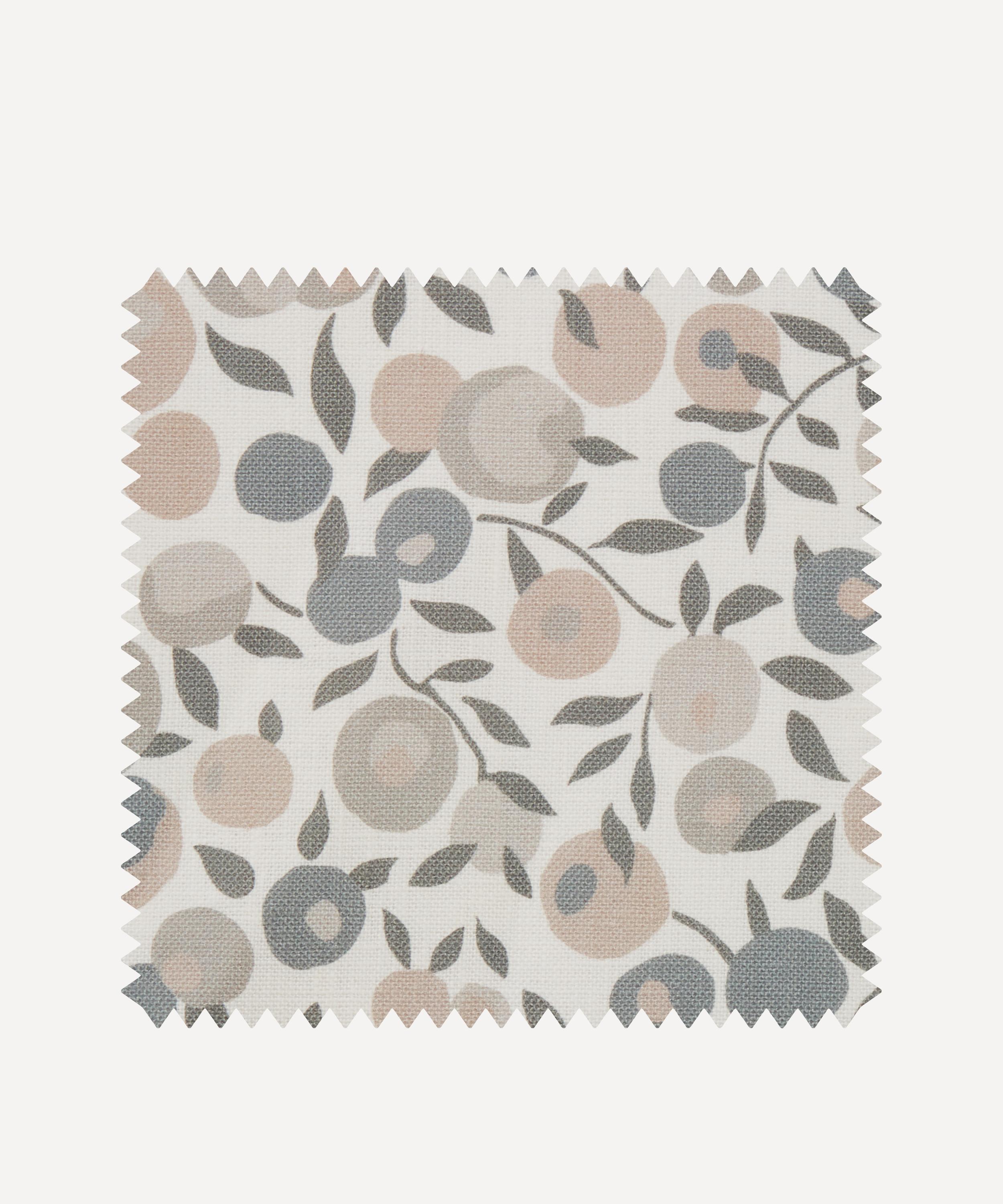 Fabric Swatch - Wiltshire Blossom Landsdowne Linen in Pewter