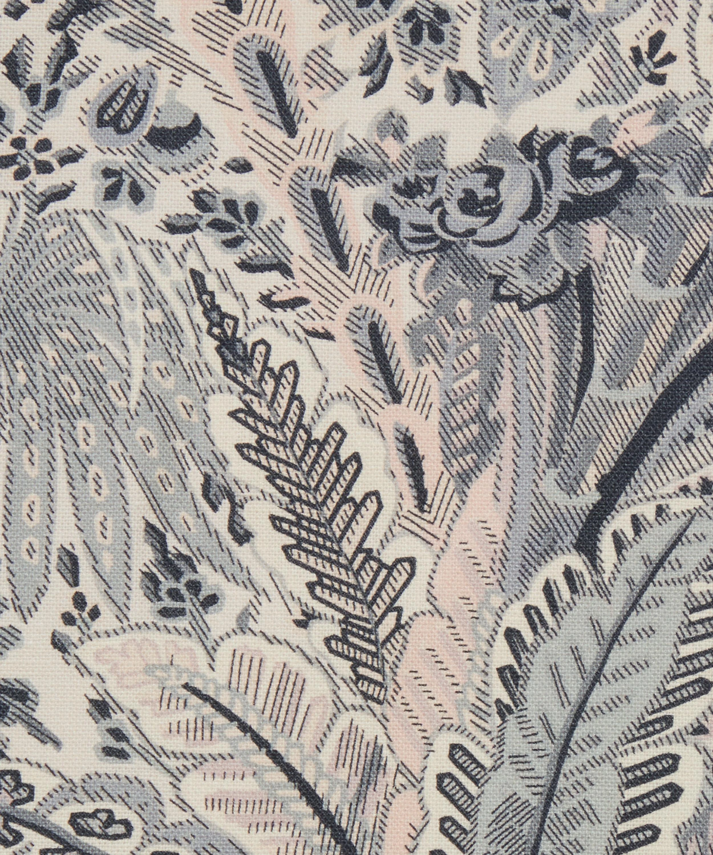 Fabric Swatch - Persian Voyage Landsdowne Linen in Pewter