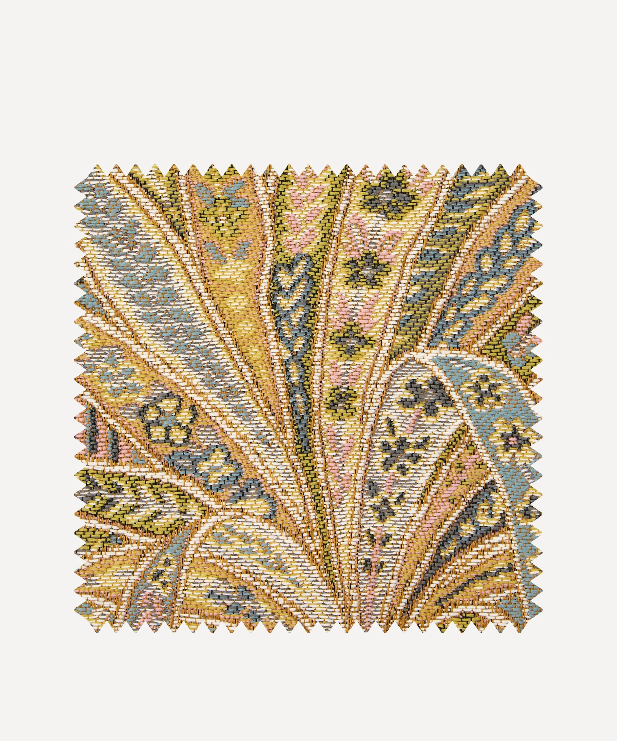 Outdoor Fabric Swatch â Persian Voyage Jacquard Gatton in Lacquer