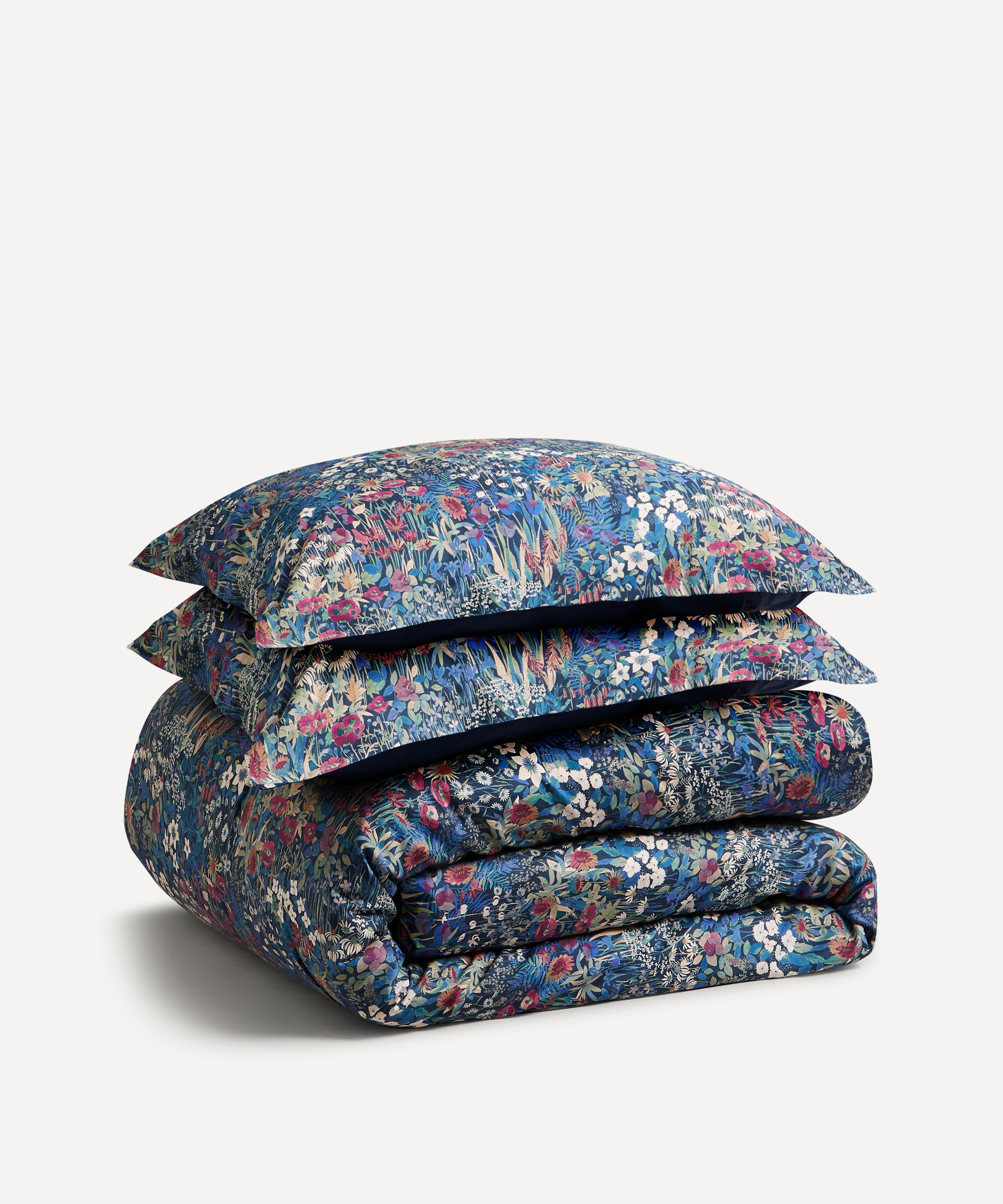 Faria Flowers Cotton Sateen Super King Duvet Cover Set