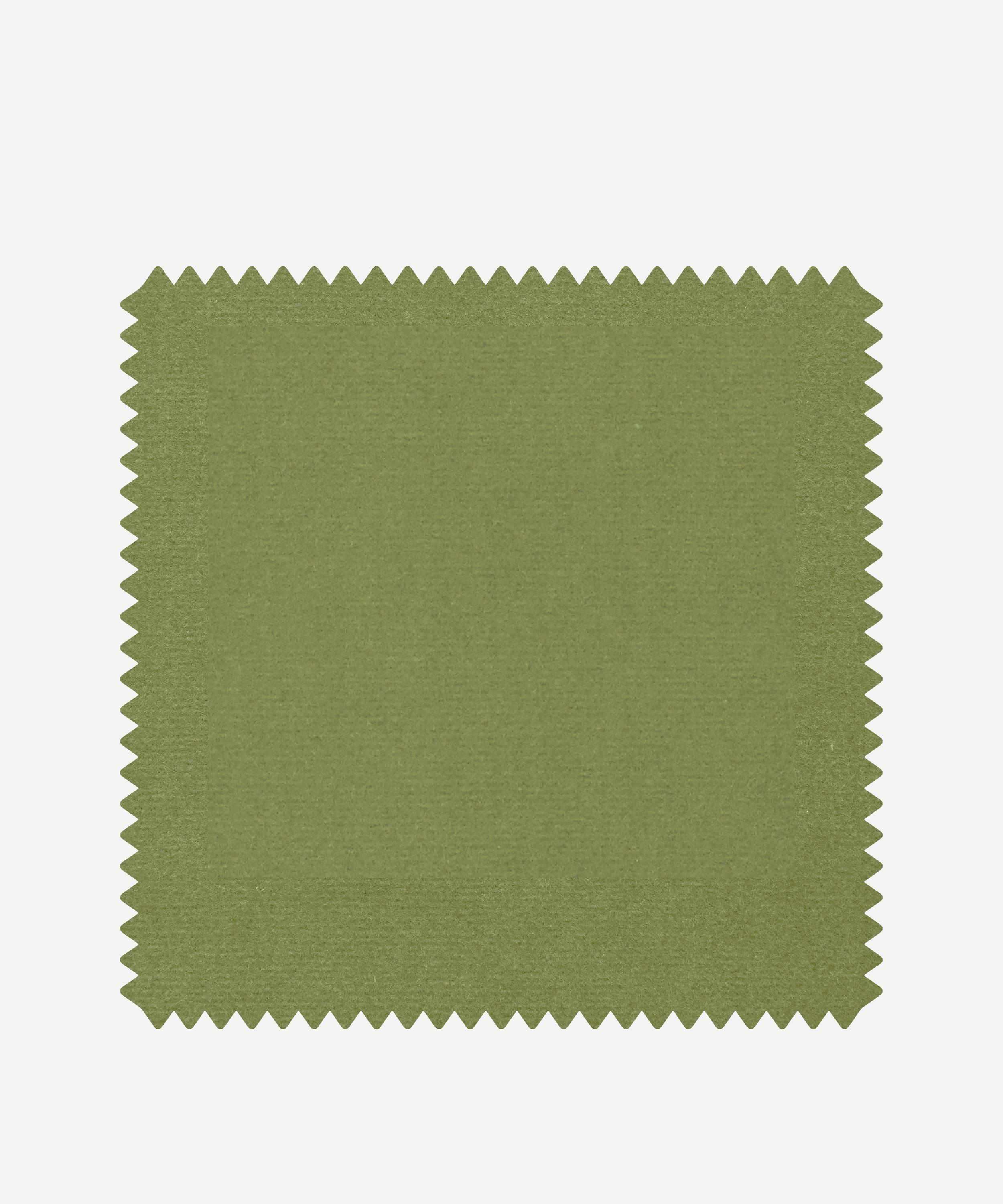 Fabric Swatch - Cotton Velvet in Fern
