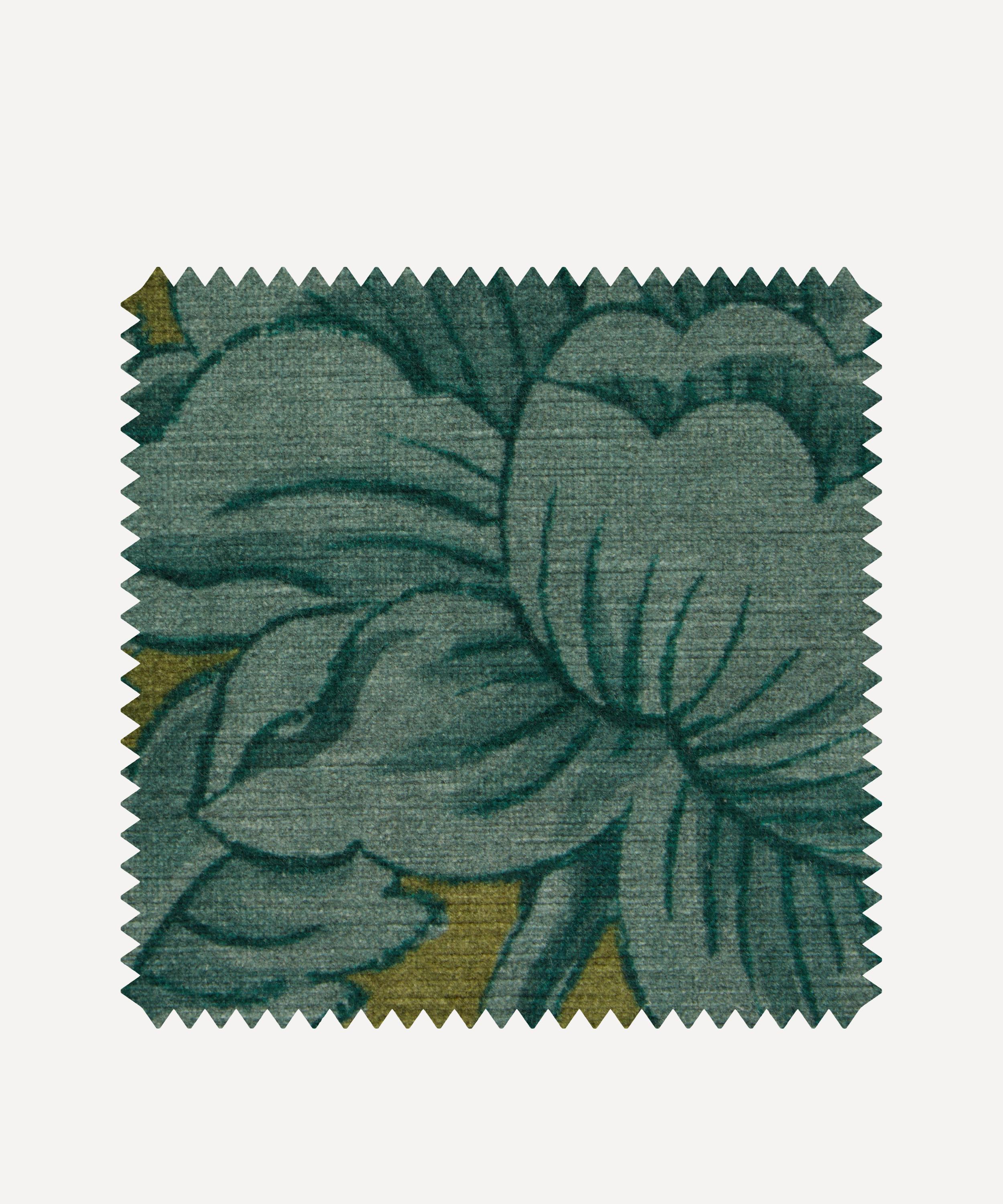 Fabric Swatch - Sambourne Vine Downley Velvet in Kelp